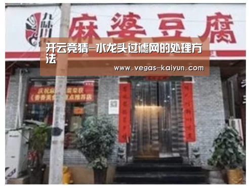 开云竞猜-水龙头过滤网的处理方法(图2) 开云直播